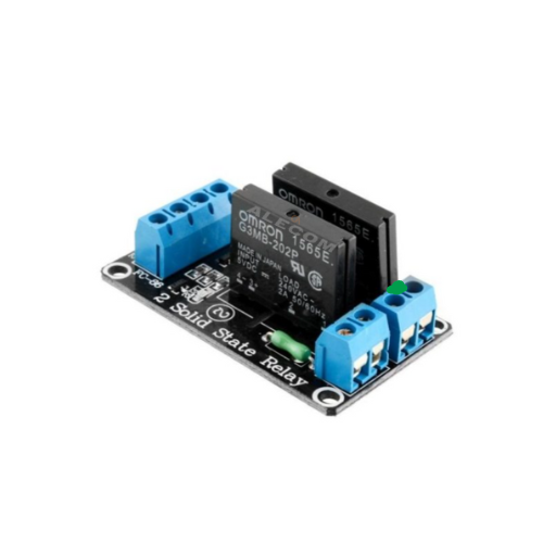 MODULO DE 2 RELE SOLIDO EN PCB