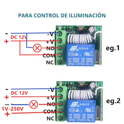 MODULO RELAY 1CH 12V RF315RF C/CR