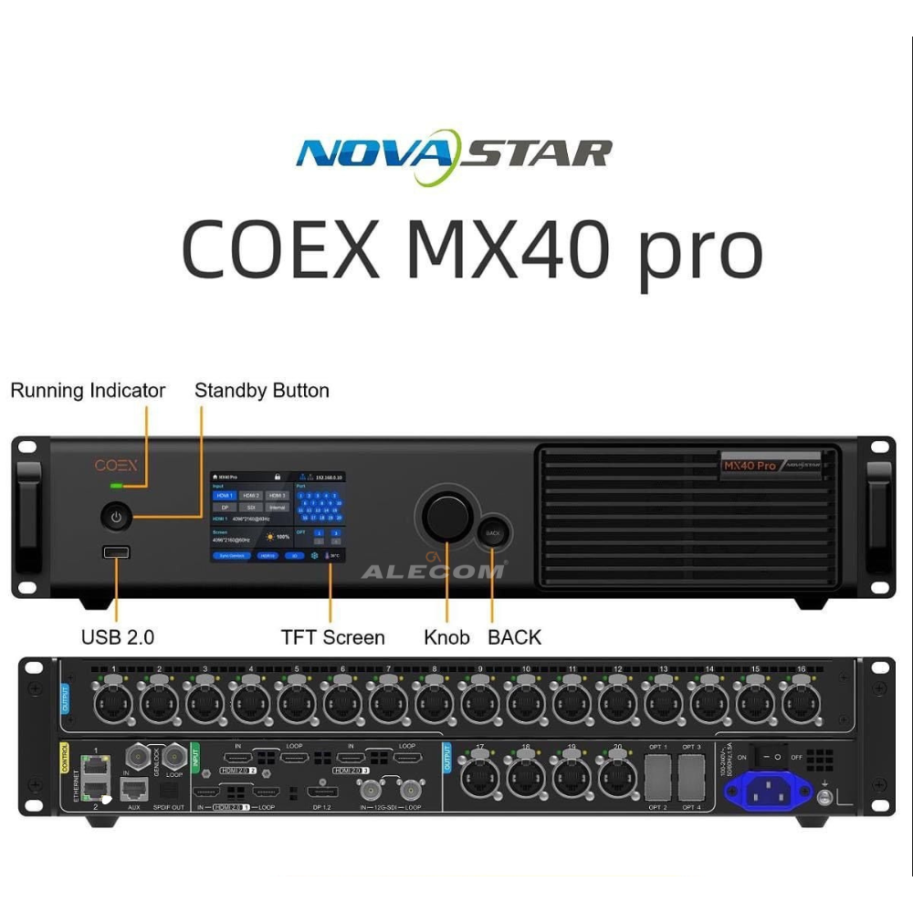 PROCESADOR DE VIDEO 4K MX40 Pro NOVASTAR