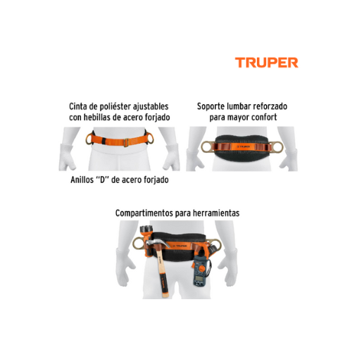 CINTURÓN DE POSICIONAMIENTO TALLA 44 TRUPER