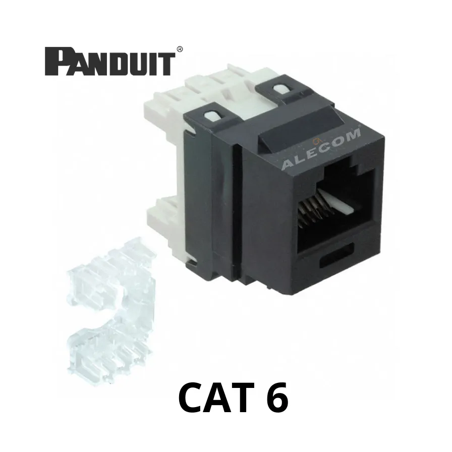 JACK CAT6 COLOR NEGRO NETKEY PANDUIT