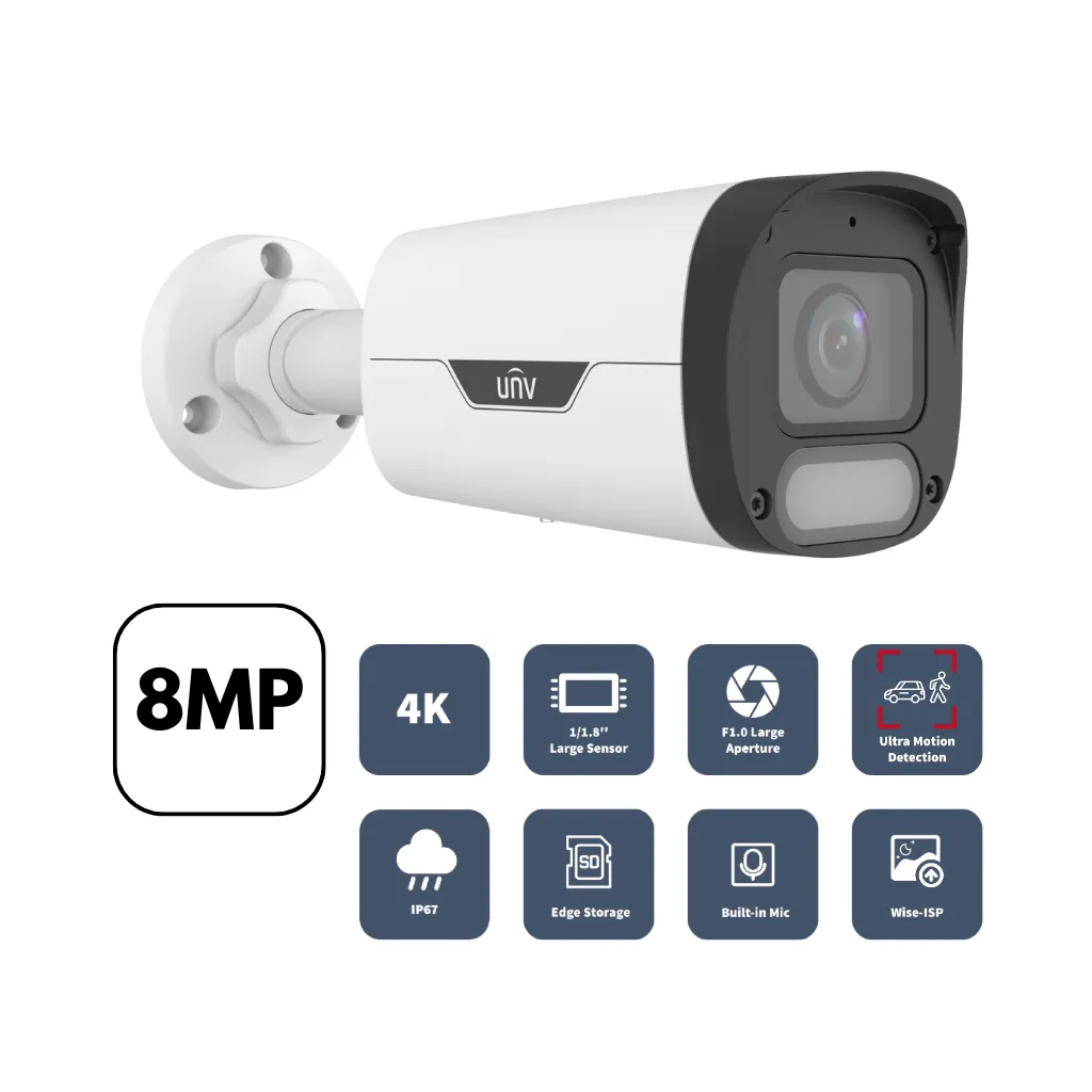 [IPC2318LE-ADF28KM-WP] CAMARA IP BALA WISE-ISP 8MP I2002010238 UNV