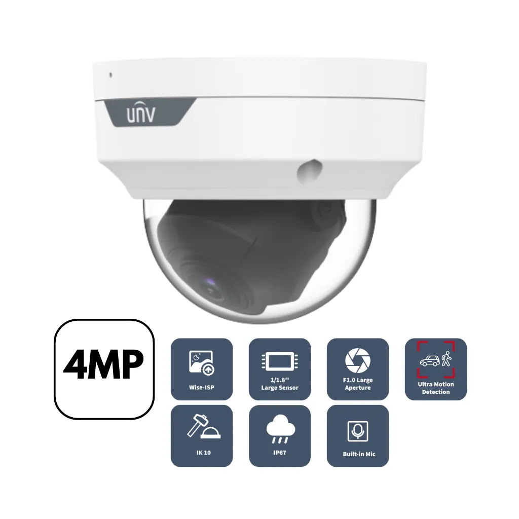 CAMARA IP 4MP DOMO  2002010231 UNV