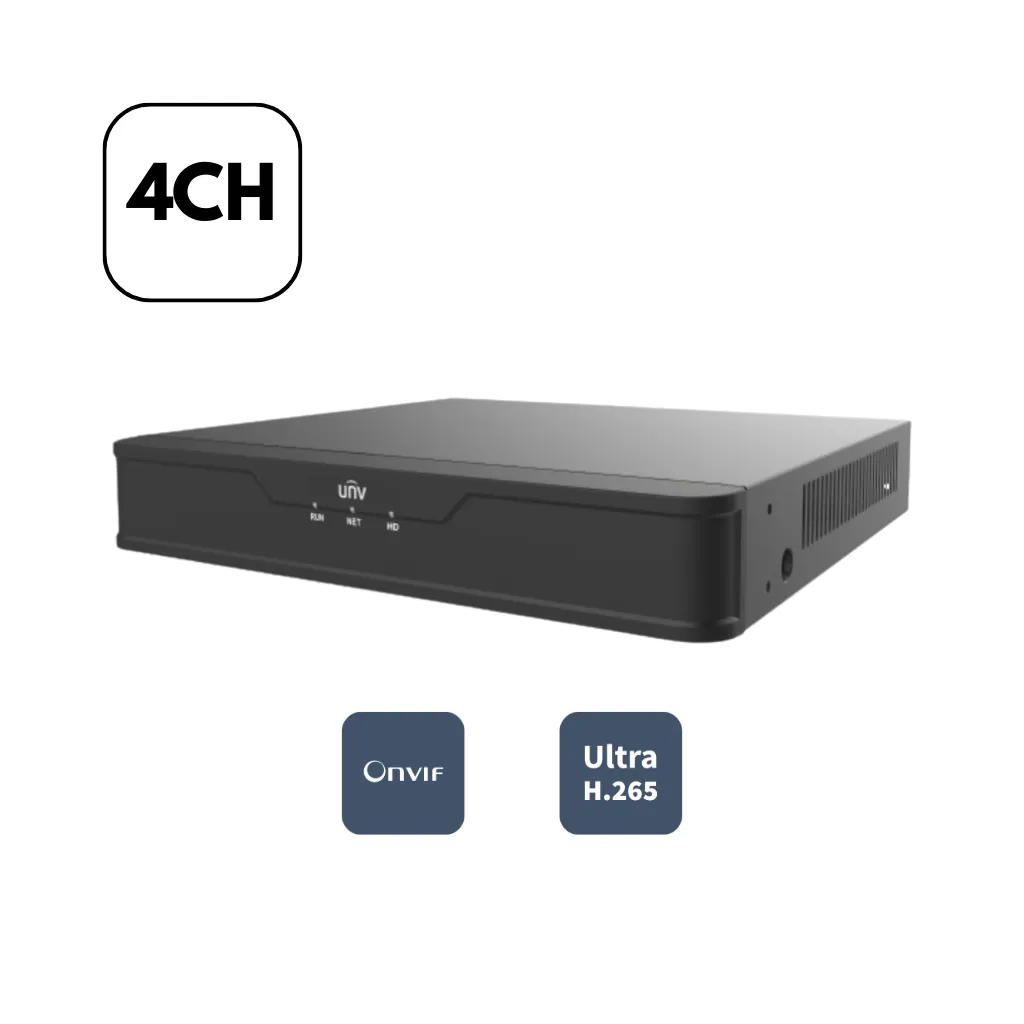 [NVR301-04S3] GRABADOR DE RED 4 CANALES 2010010104 UNV