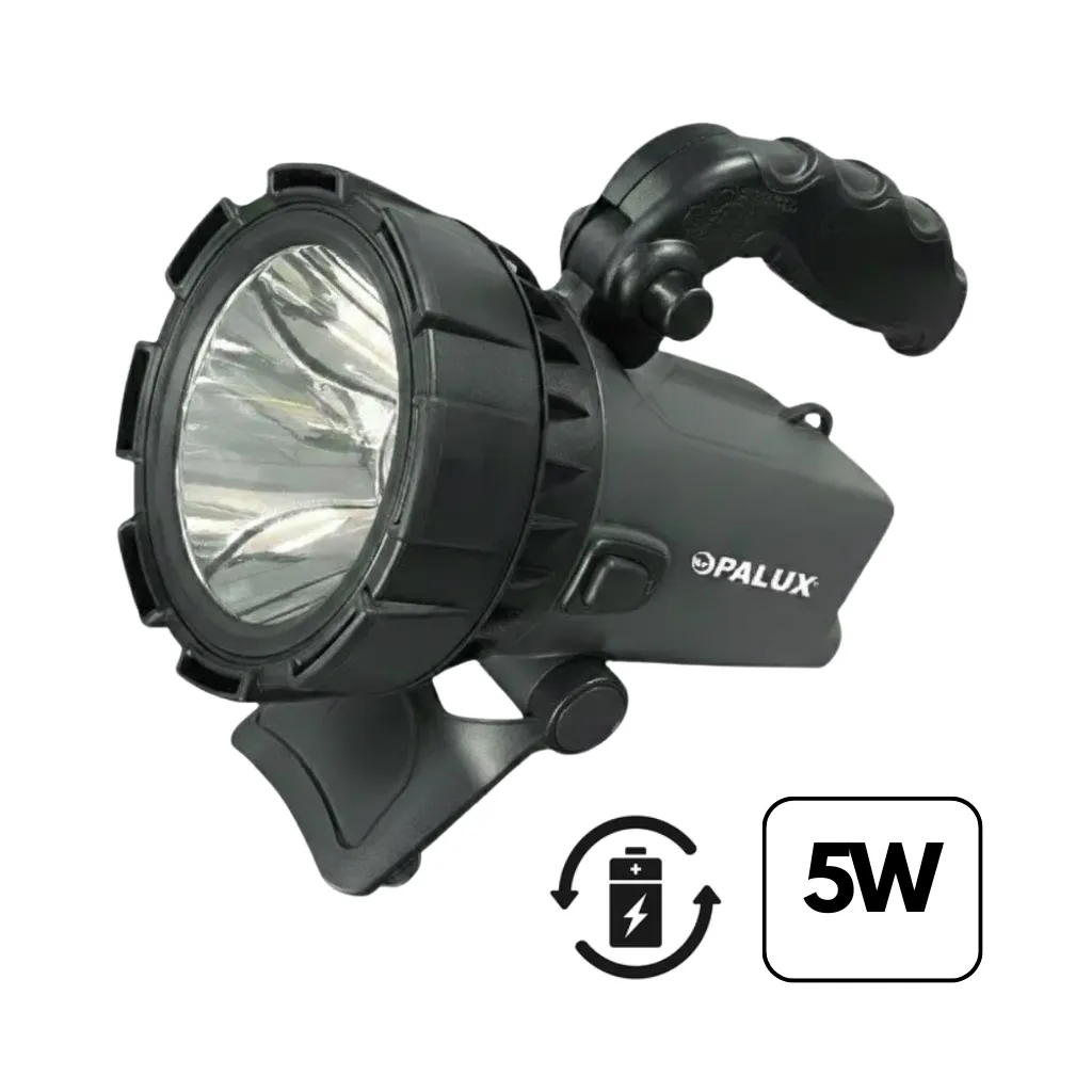 [HB-2701RF] LINTERNA RECARGABLE 1LED 5W OPALUX