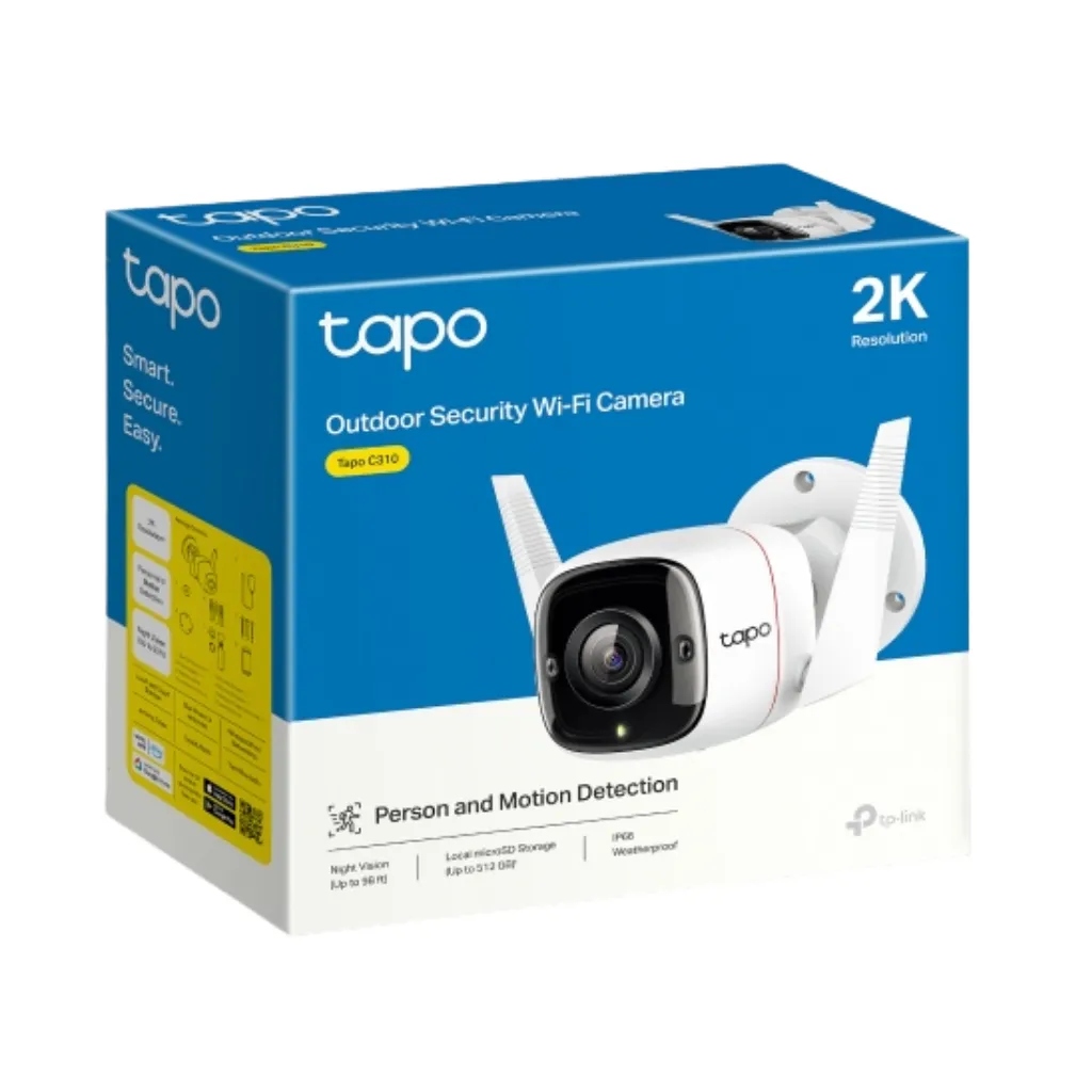 [TAPO C310] CAMARA WIFI TUBO FIJA EXTERIOR TAPO C310 TAPO