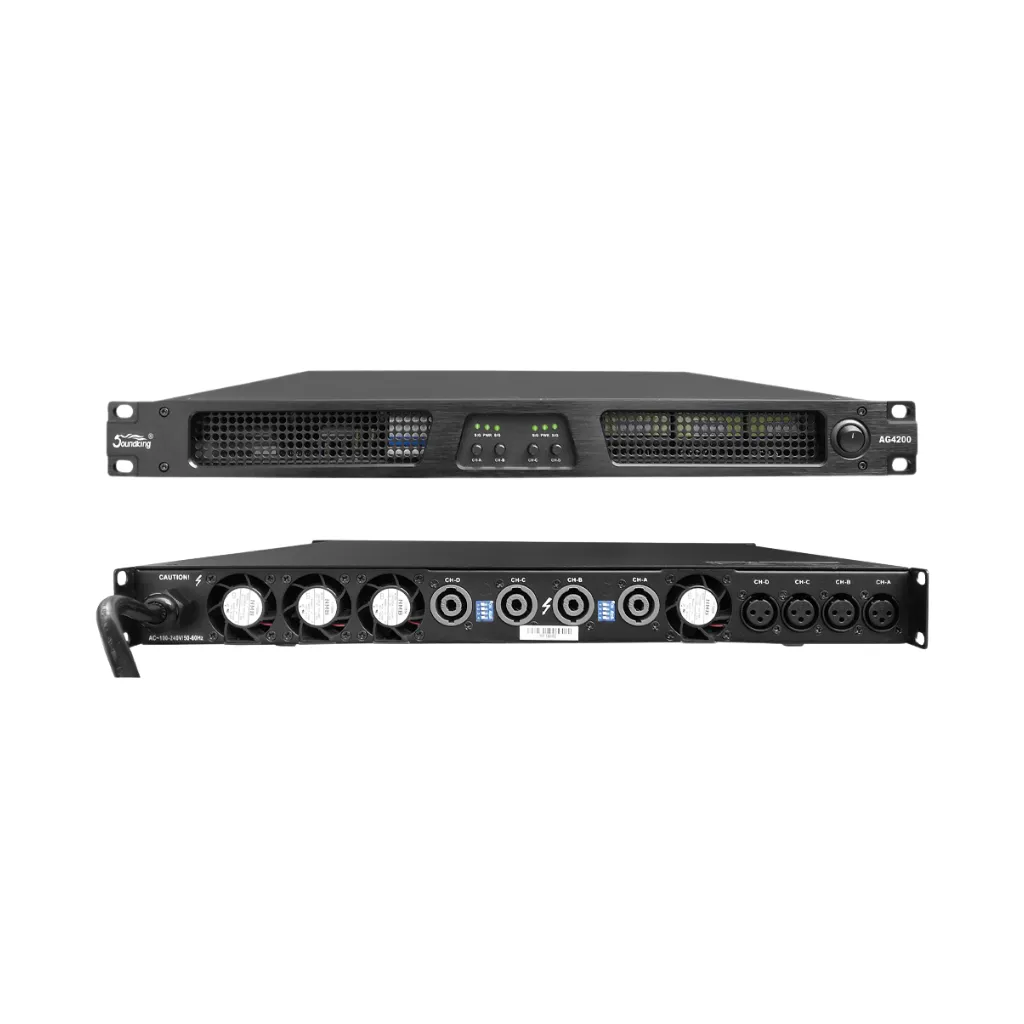 [AG4200] AMPLIFICADOR DE POTENCIA LIGHT 4x4760W 2 OHM AG4200 SOUNDKING