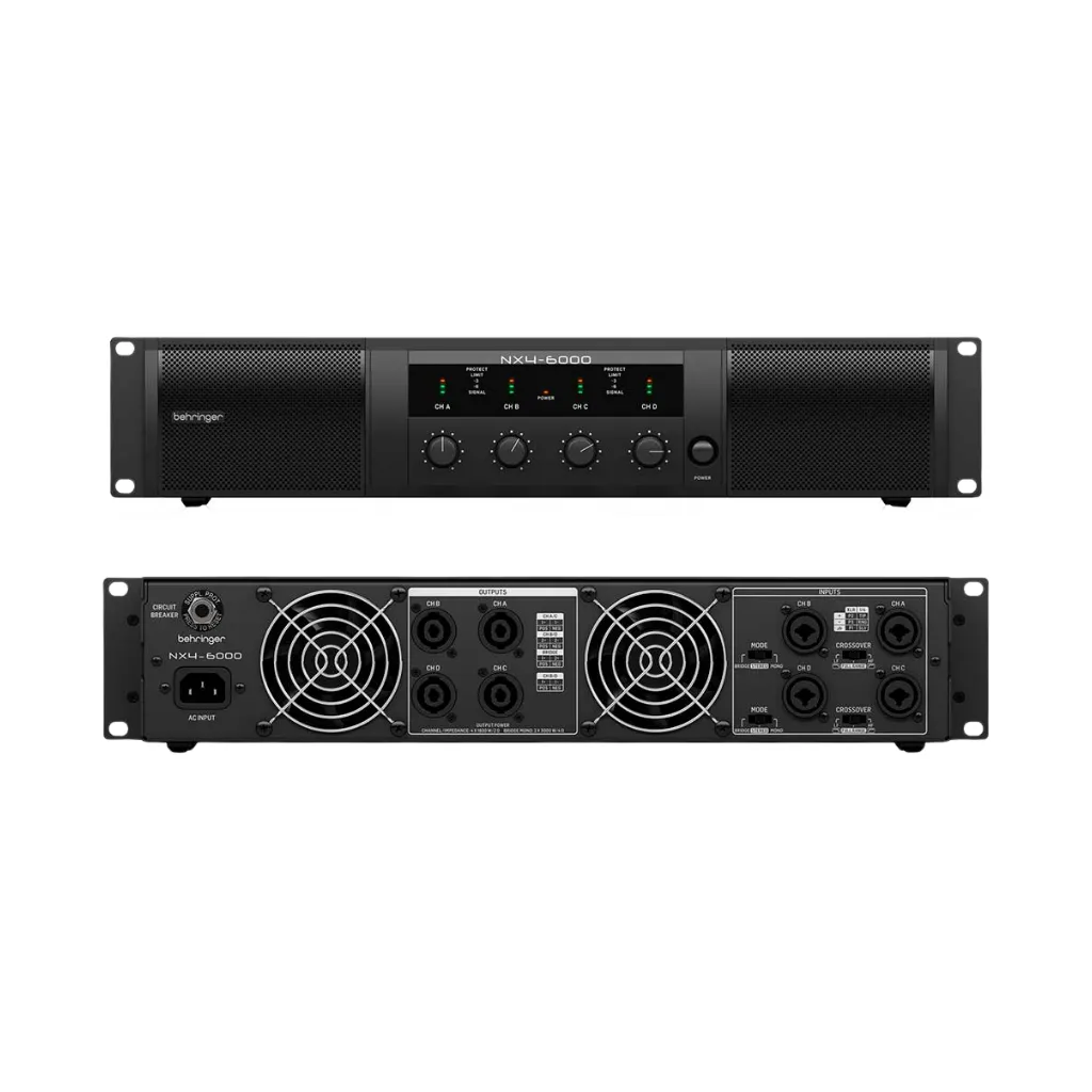 AMPLIFICADOR DE POTENCIA DE 4 CANALES NX4-6000 BEHRINGER