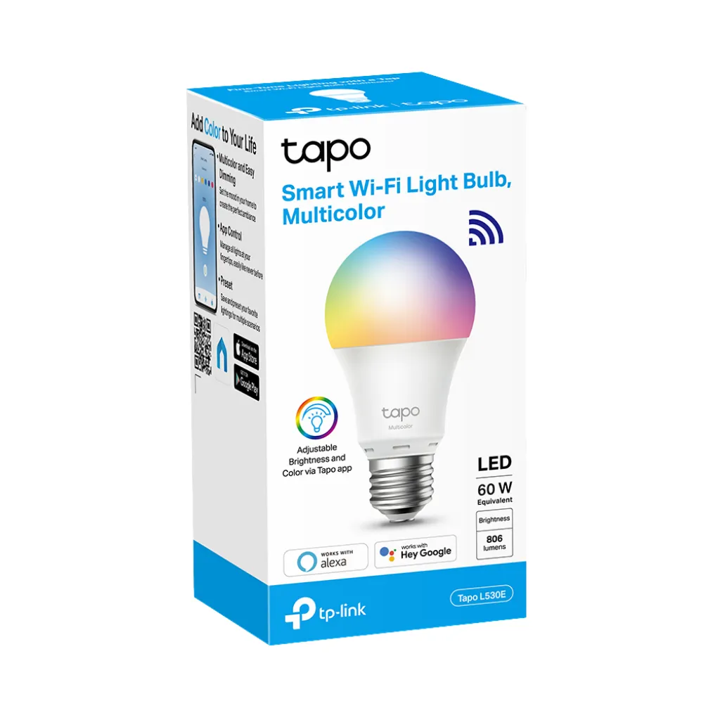 [TAPO L530E] FOCO SMART WI-FI 806 LUMENES 60W TAPO L530E