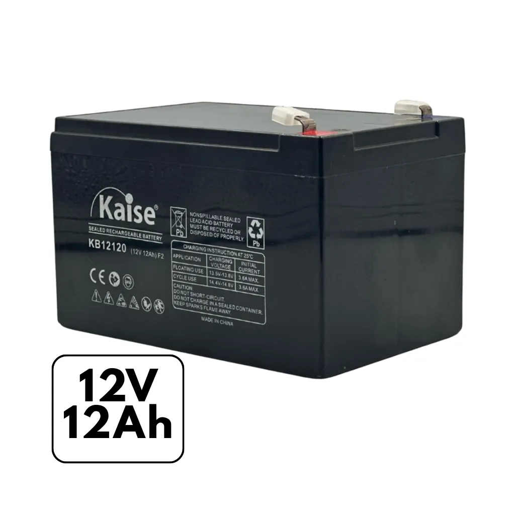 [KB12120] BATERIA VRLA AGM 12V 12AH F2 KAISE