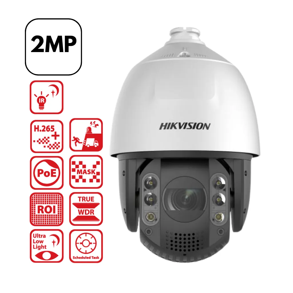 CAMARA IP 2MP DOMO PTZ 32x IR HASTA 200MTS HIKVISION