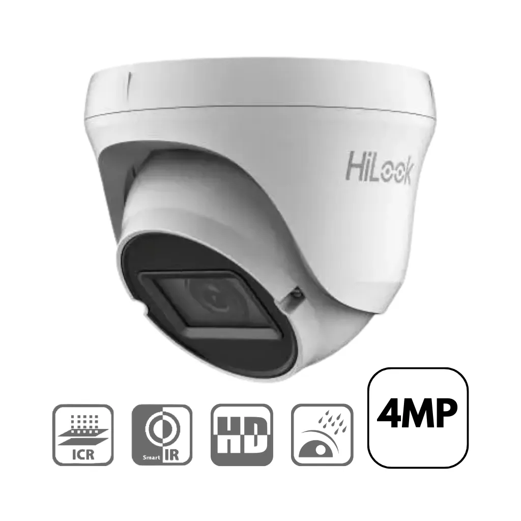 CAMARA ANALOGO 4MP DOMO EXTERIOR IR-40MTS VARIFOCAL HILOOK