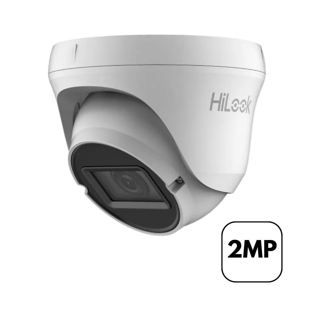 CAMARA DOMO HD 1080P METALICO LENTE 2.8-12MM HILOOK
