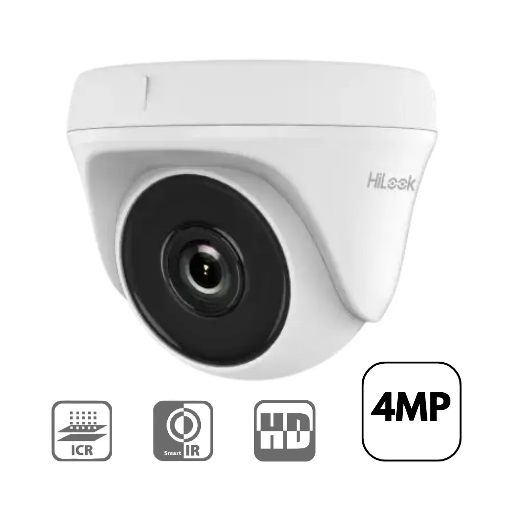 CAMARA DOMO INT 4MP L-2.8MM IR-20MTS HILOOK