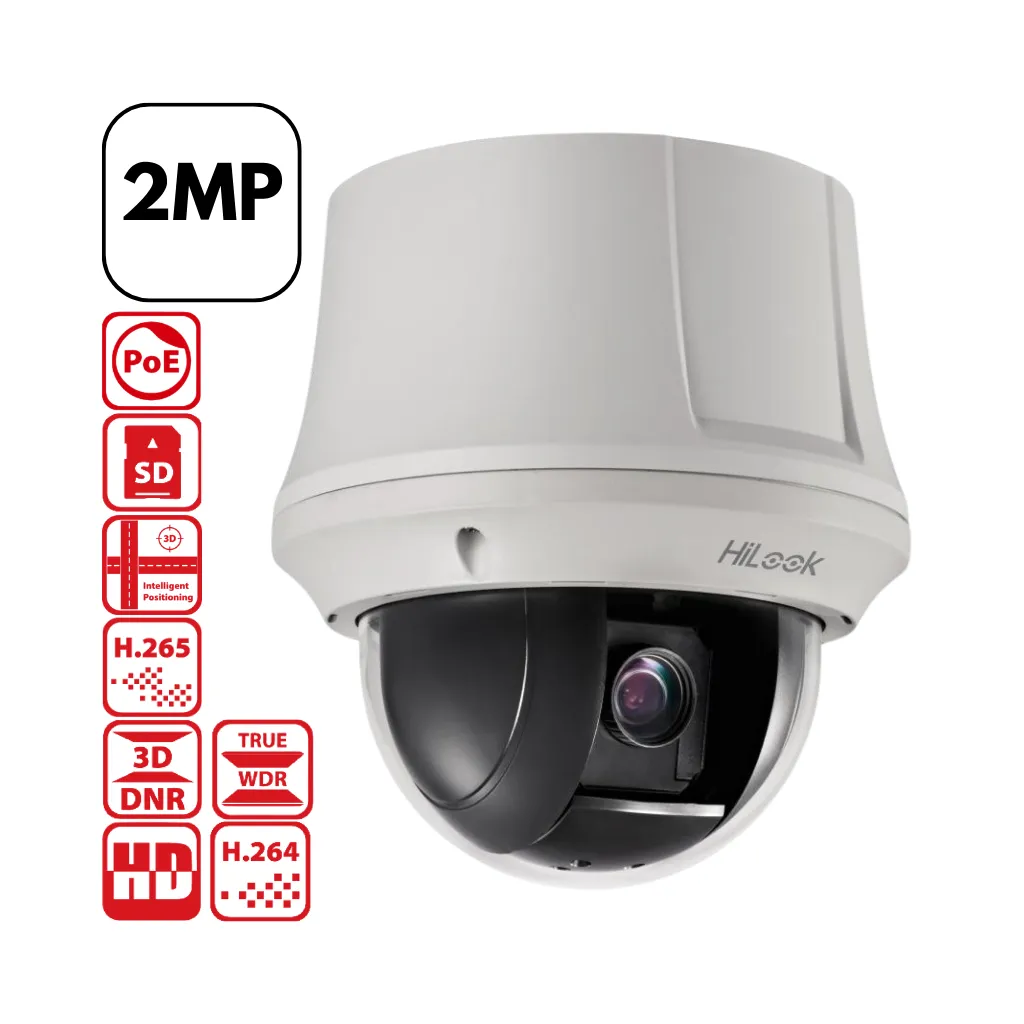 [PTZ-N4215-DE3] CAMARA IP DOMO PTZ 2MP-15X D/N 100M IR P/TECHO HILOOK