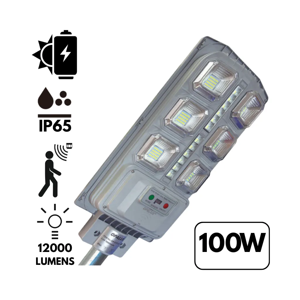 LED PASTORAL C/SENSOR RADAR BATERIA 3.2V 750 100W 10000H OPALUX