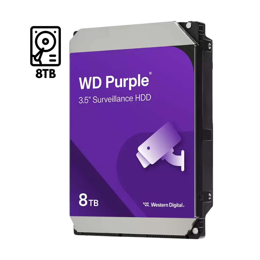 DISCO DURO PURPLE 8 TERAS SATA WD