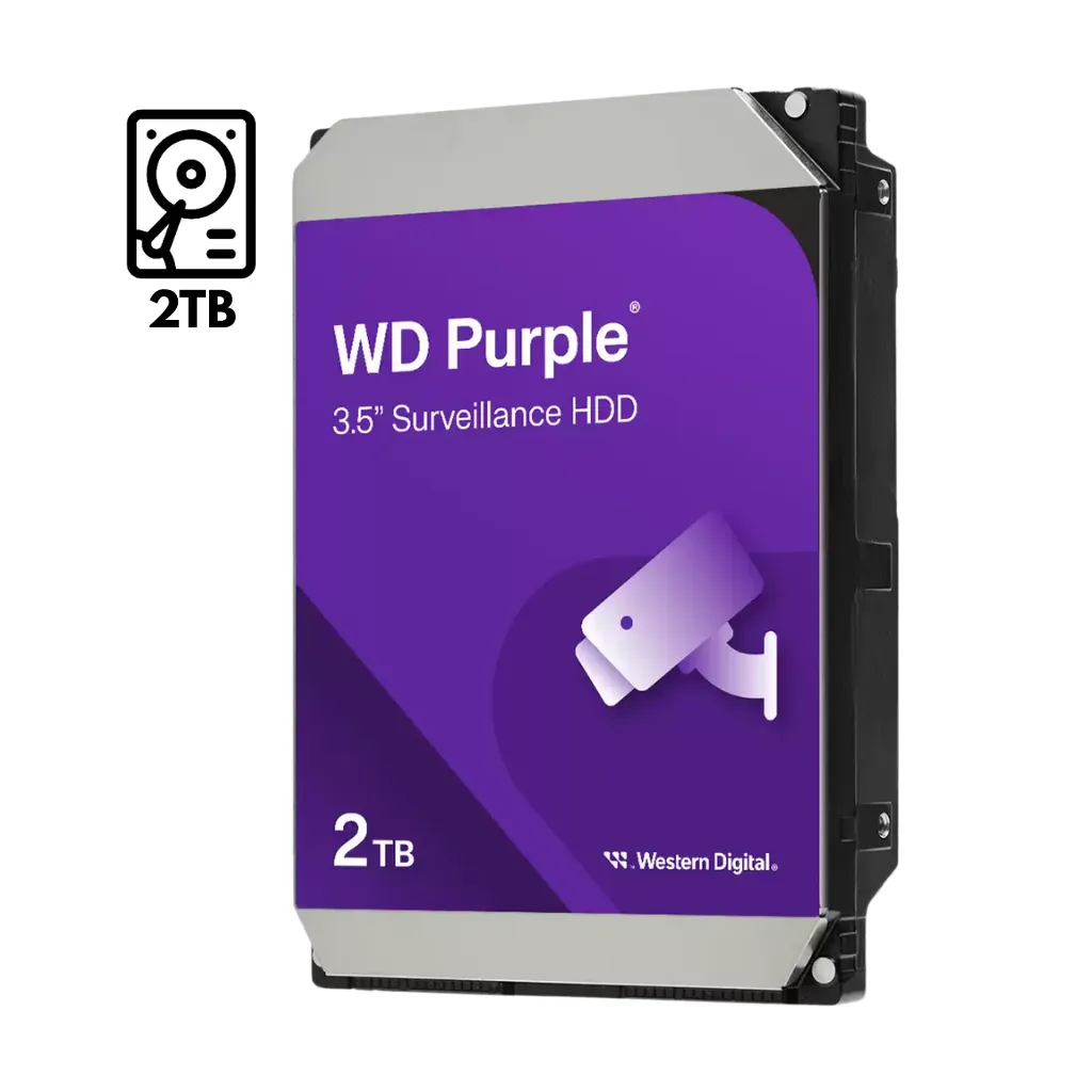 DISCO DURO PURPLE 2 TERAS SATA WD