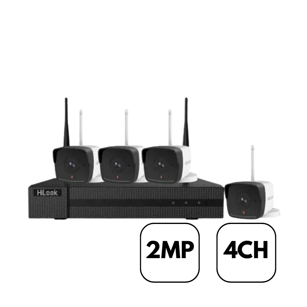 KIT CAMARA WIFI 2MP  4 CANALES HILOOK