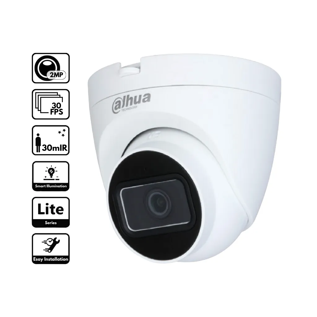 [HAC-HDW1200TRQ-A] CAMARA DH-HAC-HDW1200TRQN-A HDCVI DOMO 1080P IR25 C/MICRO DAHUA