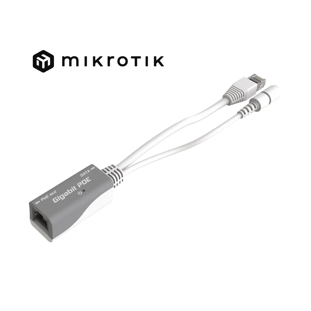 [RBGPOE] ADAPTADOR GIGABIT POE 2A MIKROTIK