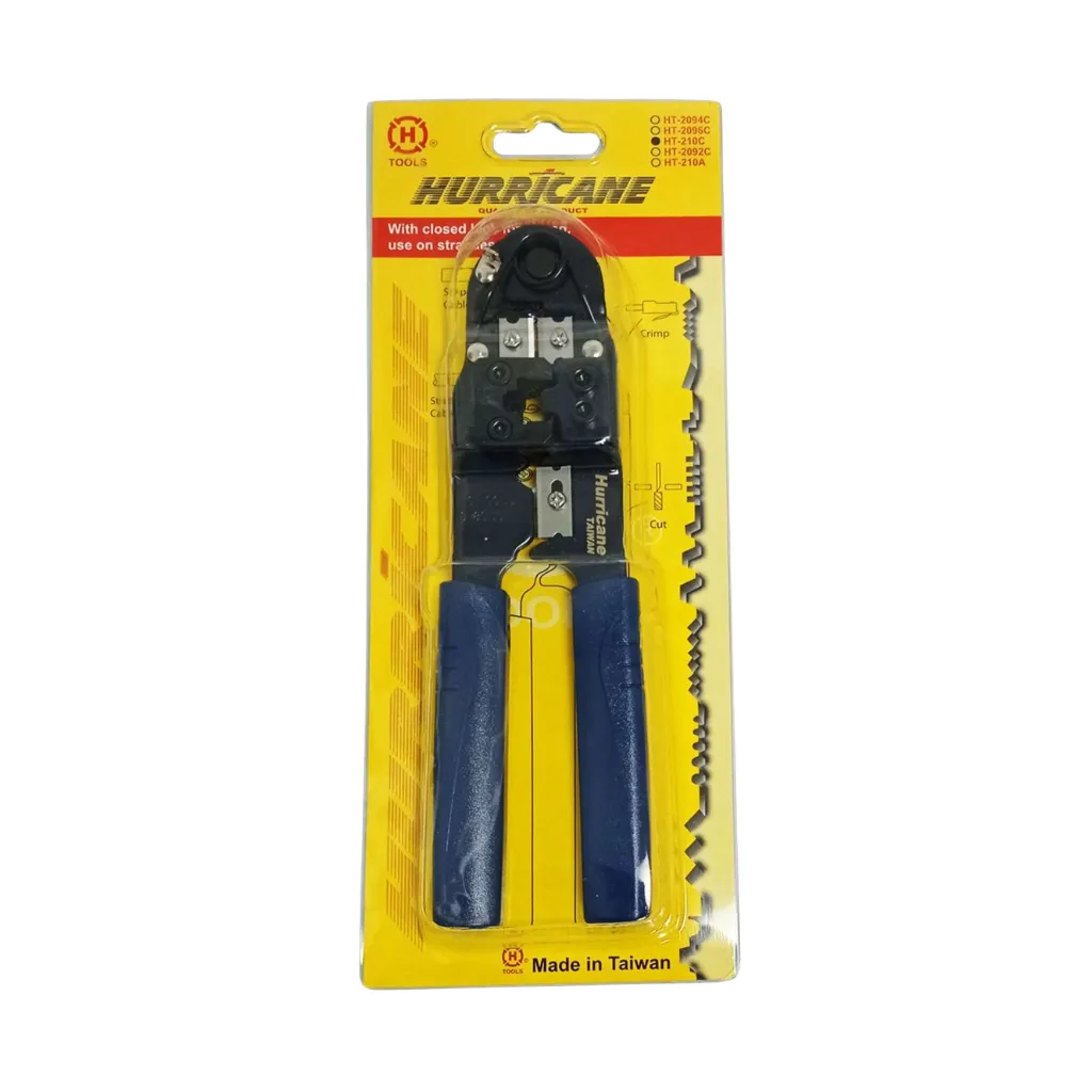 [HT-210C] ALICATE CRIMPING RJ45  AZUL HURRICANE