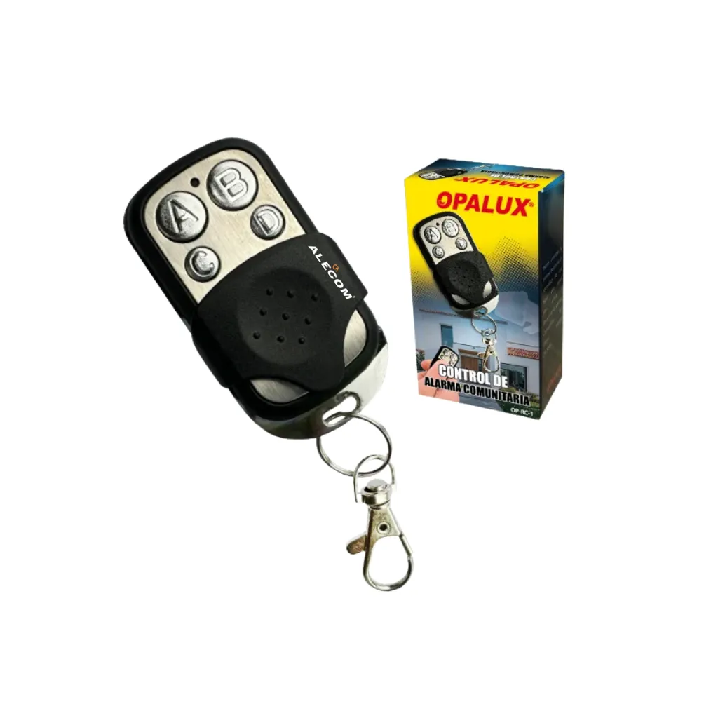 CONTROL REMOTO P/SIRENA P/OP-58RC CON 4 BOTONES 27A/12V OPALUX