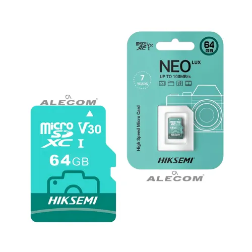 [HS-TF-D3/64G] MEMORIA MICRO SD NEO 64GB HIKSEMI