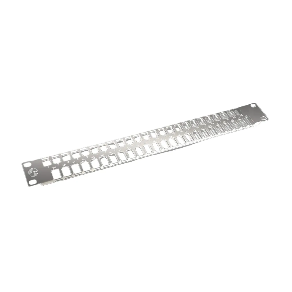 [0103024801] PATCH PANEL CAT6A 48PUERTOS 1RU DESCARGADO SATRA