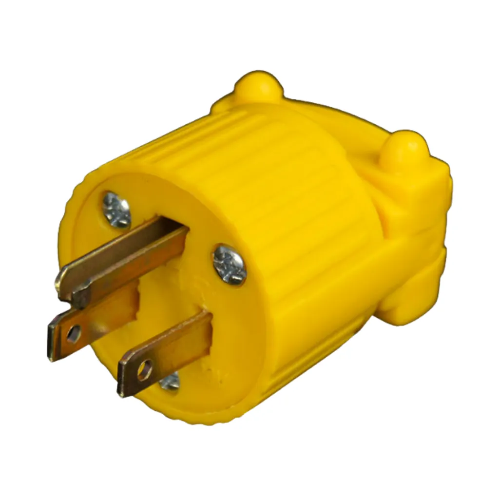ENCHUFE 15A. L/T CAPUCHON AMARILLO STAR