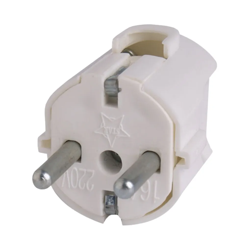 [A-062] ENCHUFE SHUKO 16A 220V L/T CREMA STAR