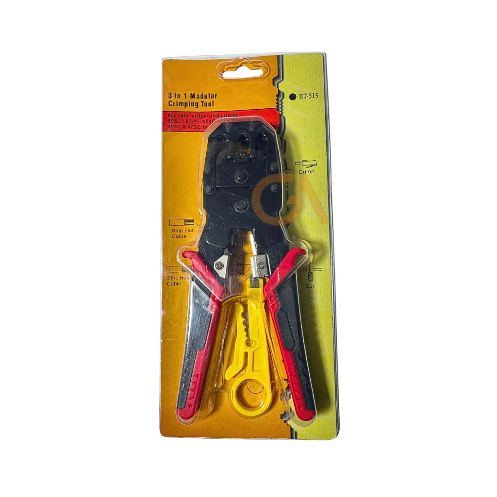 [HT-315] ALICATE CRIMPING RJ45 C/PELACABLES (GJ-315A)