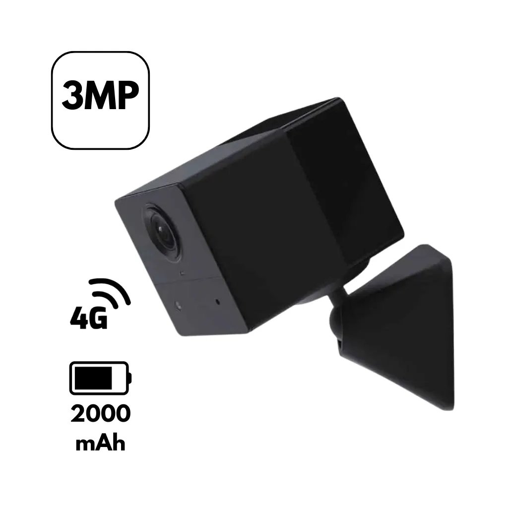 [CS-CB2-R105-1K3F4GA-BK] CAM IP 3MP INT C/BATERIA 4G 2000mAh EZVIZ