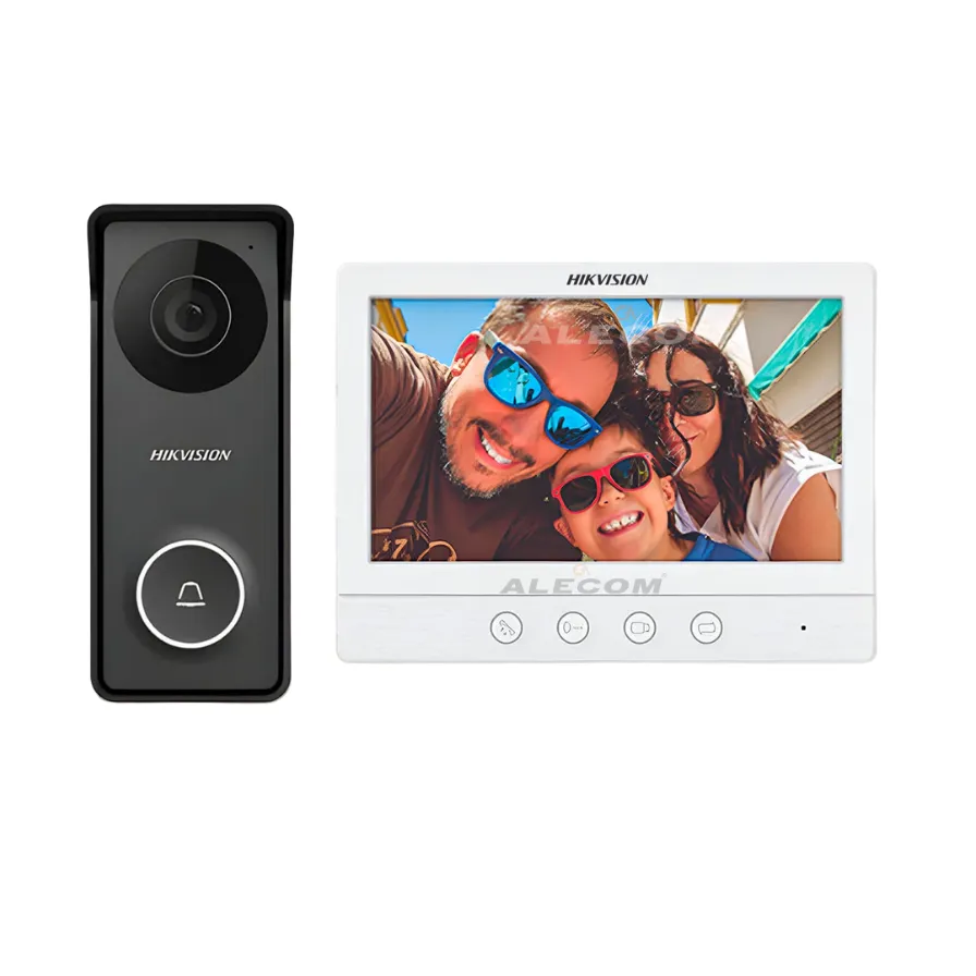 KIT VIDEO PORTERO ANALOGO CON MONITOR 7" HIKVISION