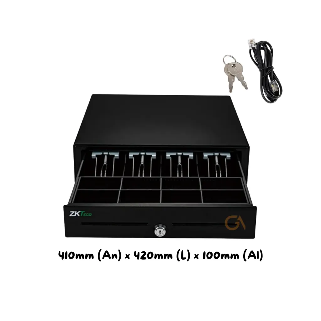 CAJA METALICA DE EFECTIVO ZKTECO