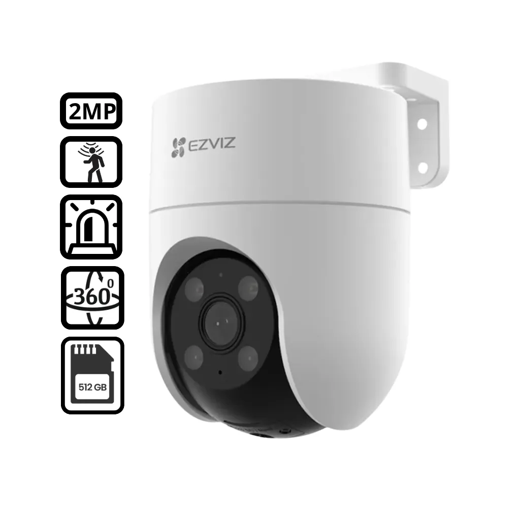 CAMARA IP PT EXT 2MP WIFI 2.4GHZ LENTE 4MM EZVIZ