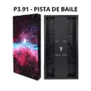 PANTALLA LED PARA PISTA DE BAILE GABINETE (Exterior P3.91) 500mm (largo) x 1000mm (alto) x 75mm (profundidad) ALECOMLED