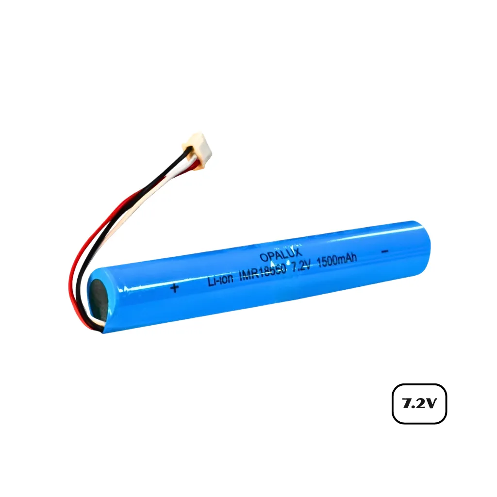BATERIA RECARGABLE 18650 LI-ON 7.2V 1500MAH OPALUX