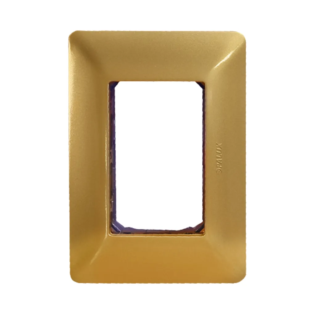 PLACA DE PARED P/TOMACORRIENTES Y/O MIXTO ORO OPALUX