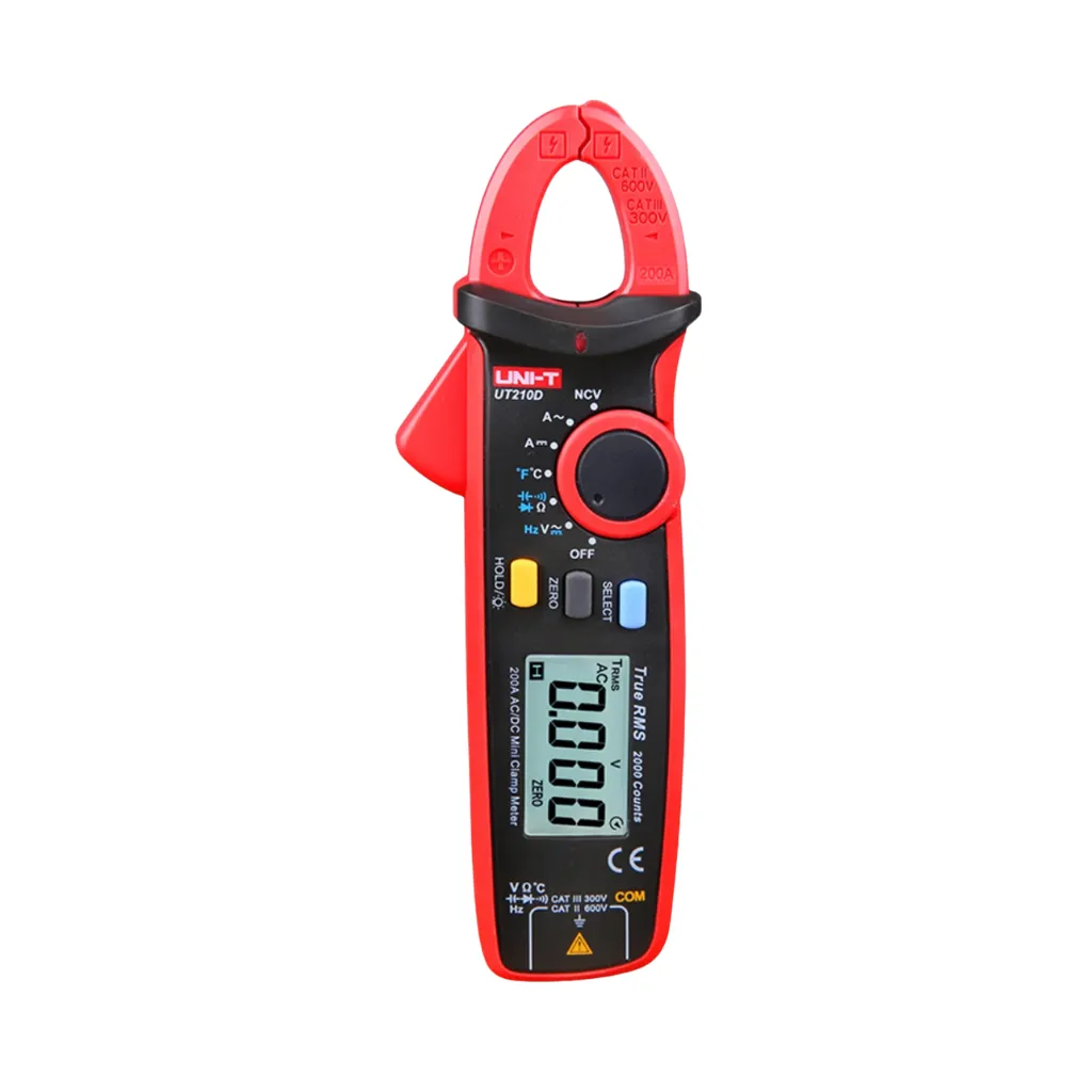 MINI PINZA AMPERIMETRICA DE 200A DC/AC-NCV UT-210D UNI-T
