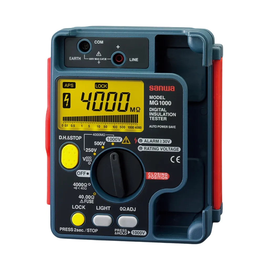 MEGOMETRO DIGITAL CON DATA HOLD 250V/500V/1000V SANWA