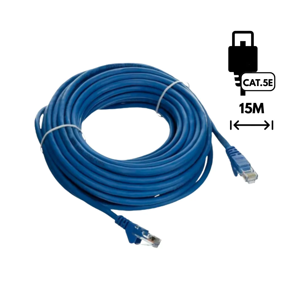 PATCH CORD CAT.5E LSZH AZUL 15MTS DIXON
