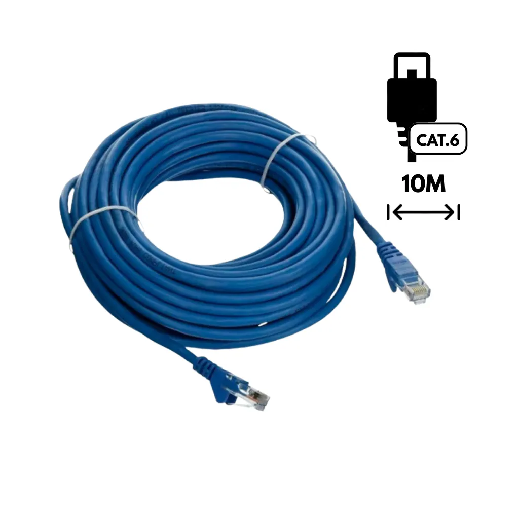 [URT46F4U#10M4B6] PATCH CORD CAT6 LSZH AZUL 10MTS DIXON