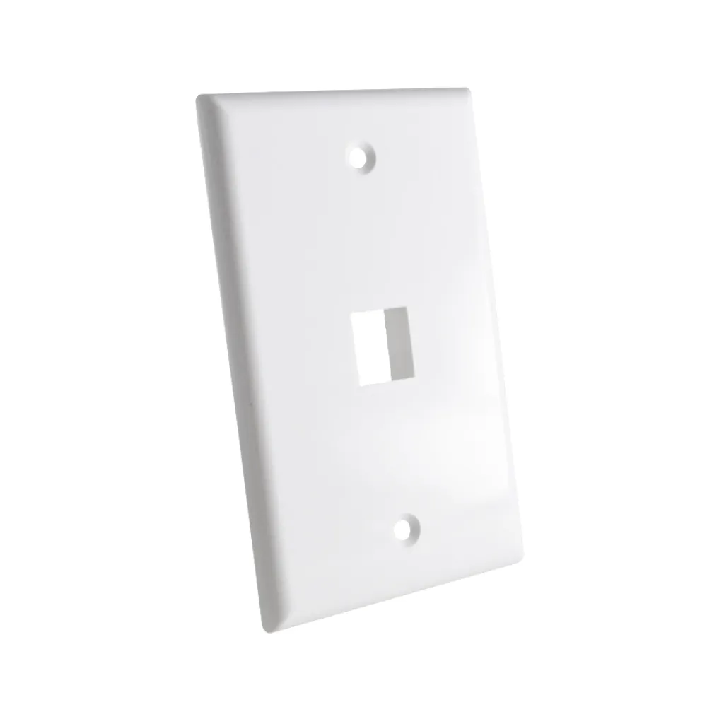 [JE3001WH] FACE PLATE P/RJ45 BLANCO 1PUERTO DIXON
