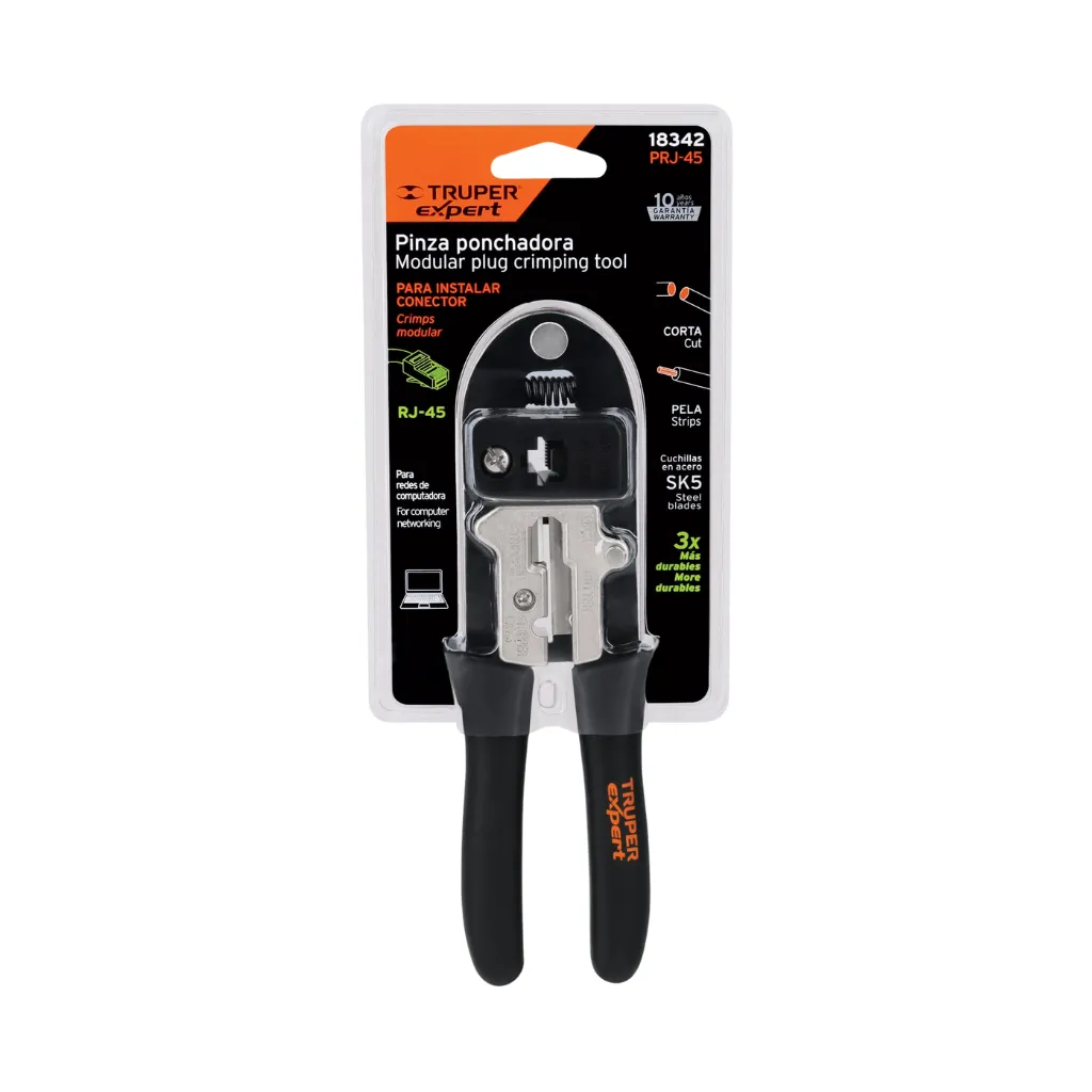 ALICATE CRIMPING RJ45 TRUPER