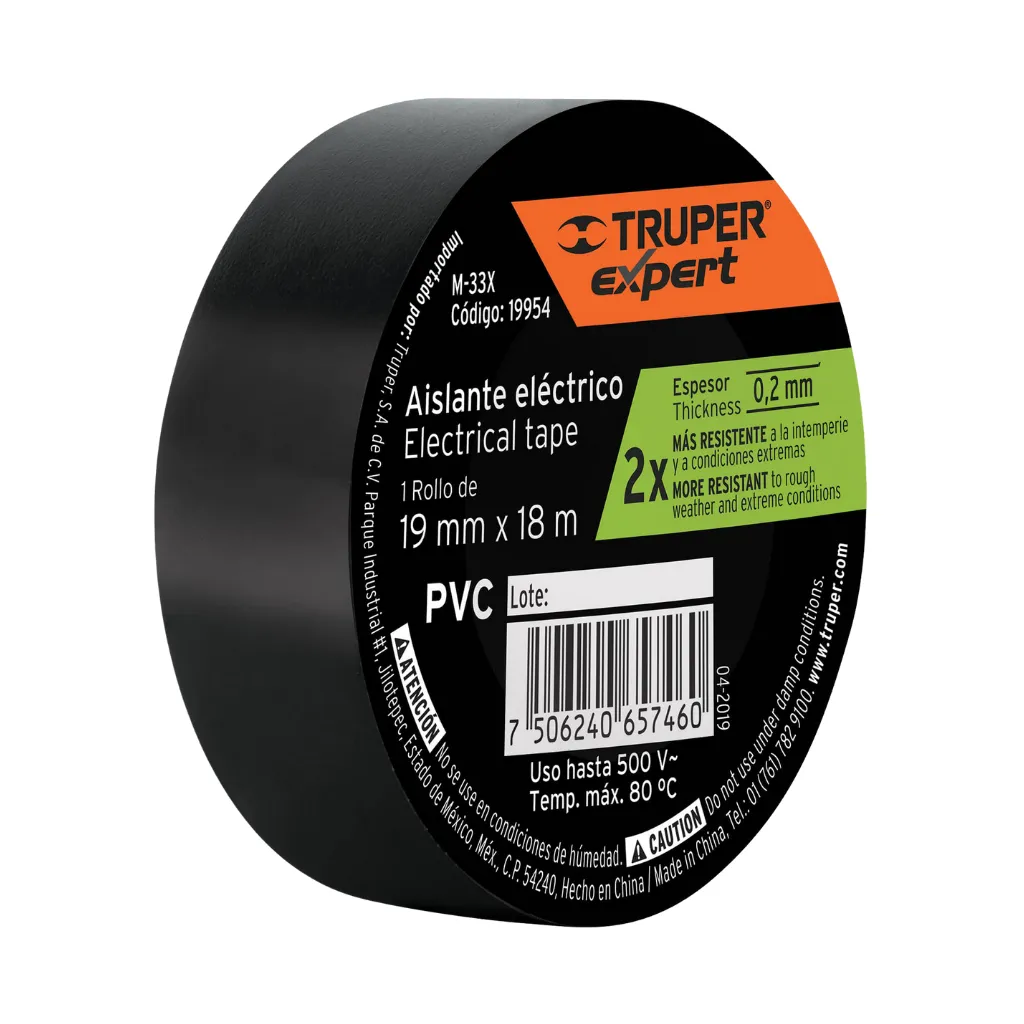 CINTA AISLANTE 19MM X 18M EXPERT TRUPER