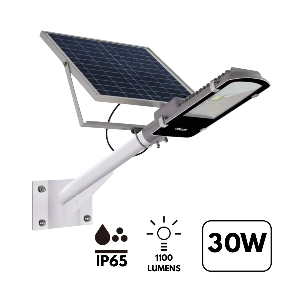 PASTORAL LED 30W SMD C/PANEL SOLAR  RECARGABLE OPALUX