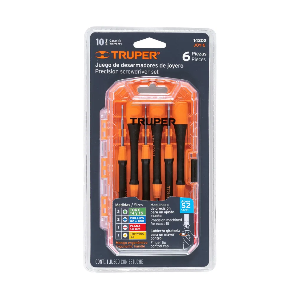 [14202] JUEGO DE 6 DESARMADORES DE JOYERO (JOY-6) TRUPER