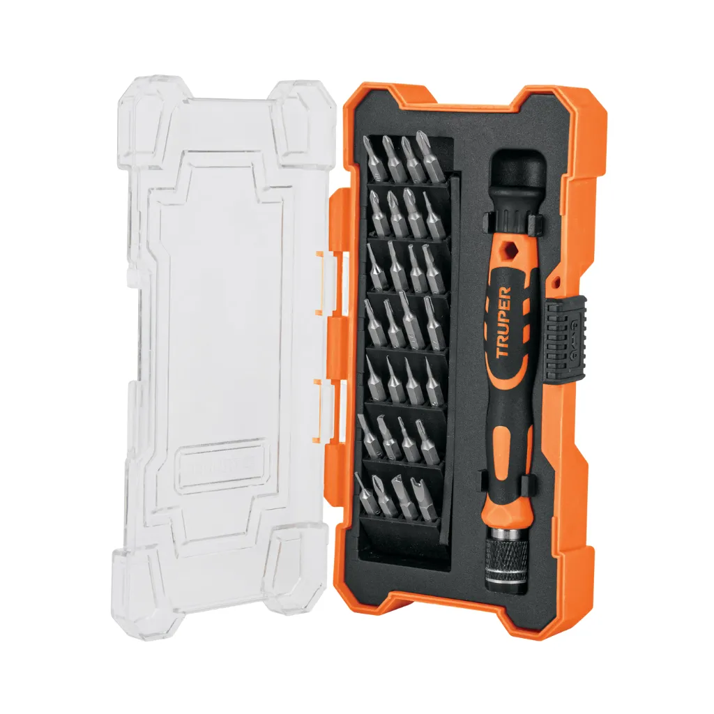 [14160] JUEGO DESARMADORES 29 PCS T/JOYERO JOY-29 TRUPER