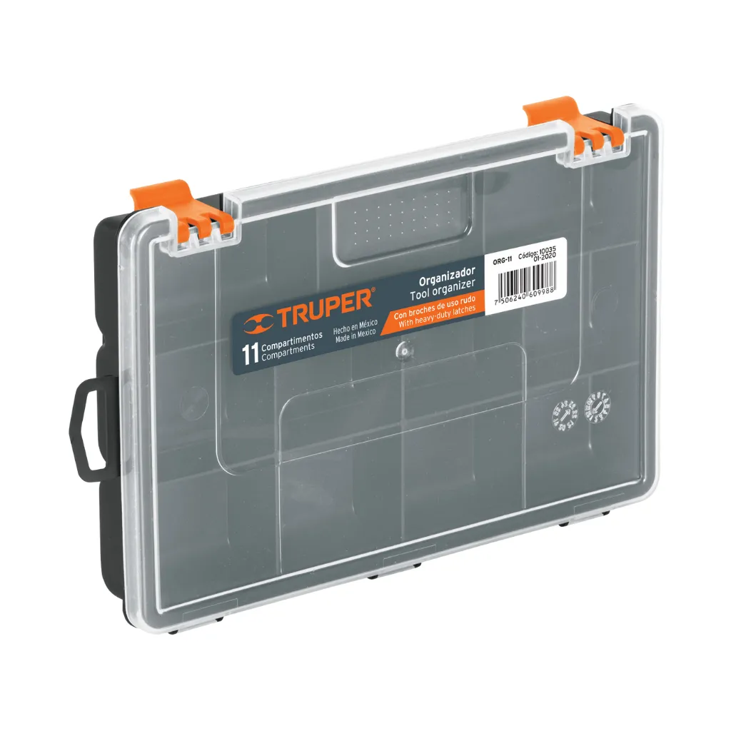 [10035] ORGANIZADOR 9" CON 11 COMPARTIMIENTOS TRUPER